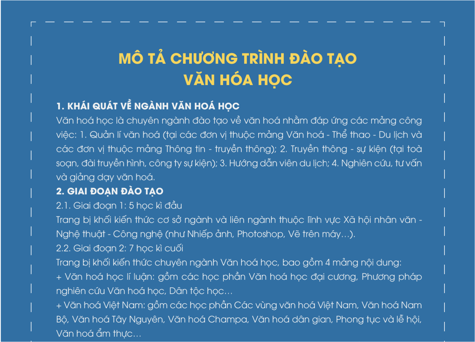 VĂN HÓA HỌC